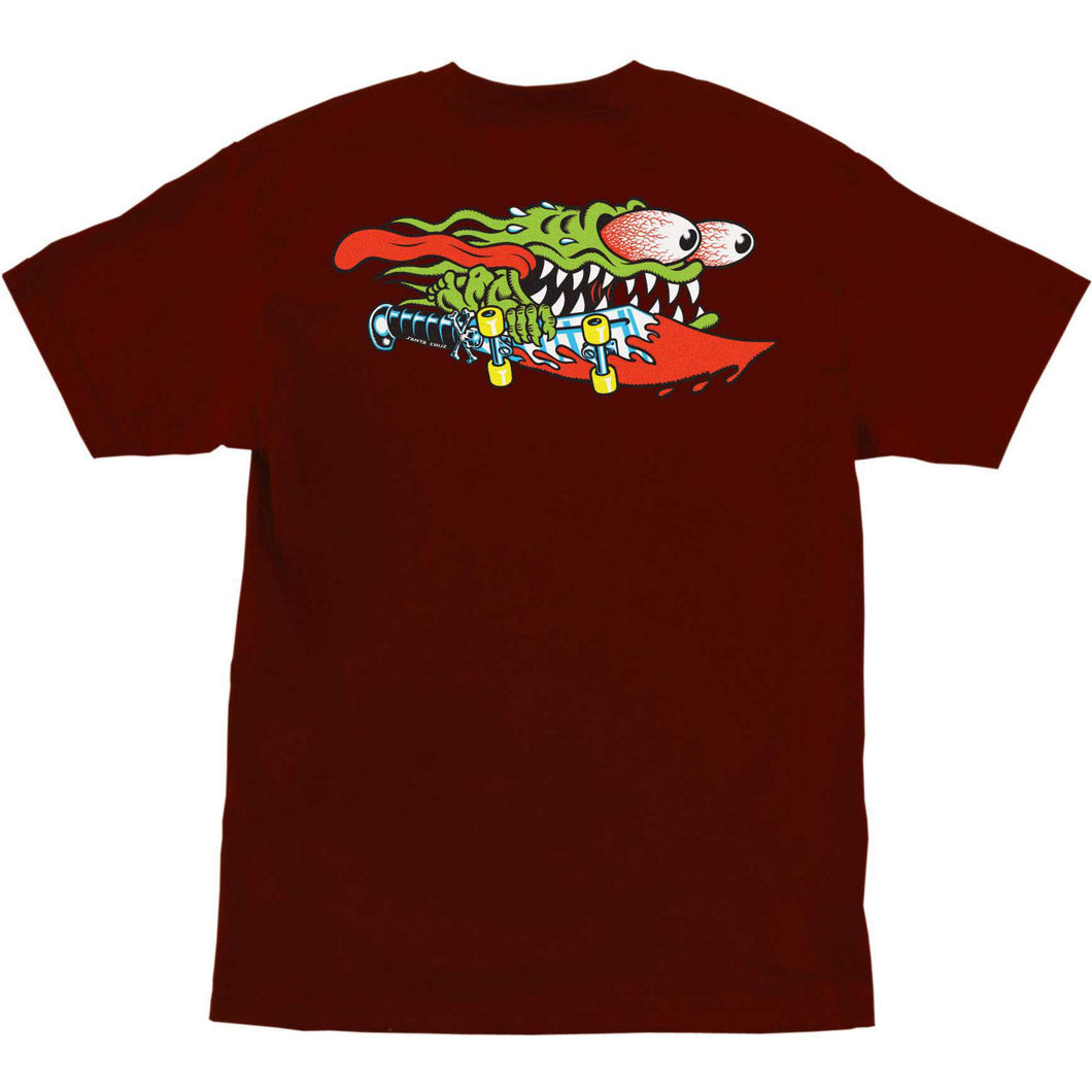 Santa Cruz Mens Meek Slasher Short Sleeve Regular T Shirt