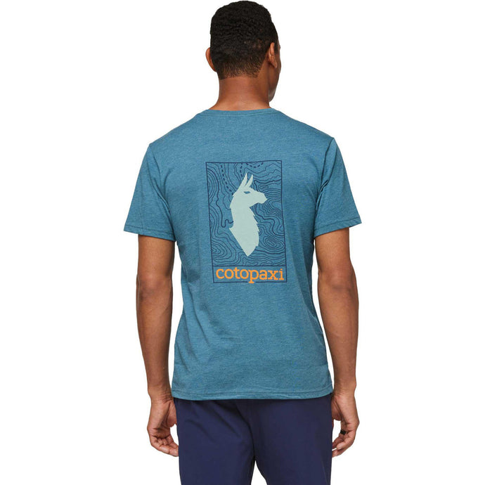Cotopaxi Mens Llama Map Organic T Shirt