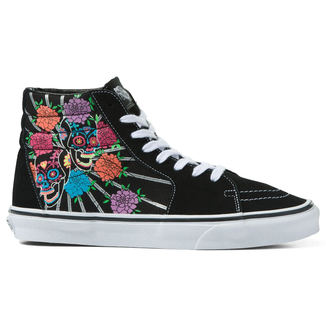 Vans Womens Day of The Dead Sk8-Hi Casual Shoes