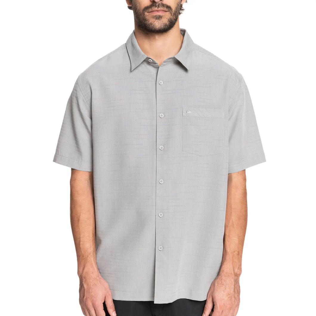 Quiksilver Mens Waterman Centinela Premium Anti-Wrinkle Short Sleeve Shirt