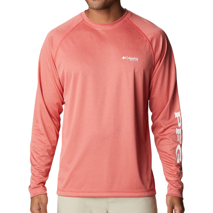 Columbia Mens PFG Terminal Tackle Heather Long Sleeve Shirt