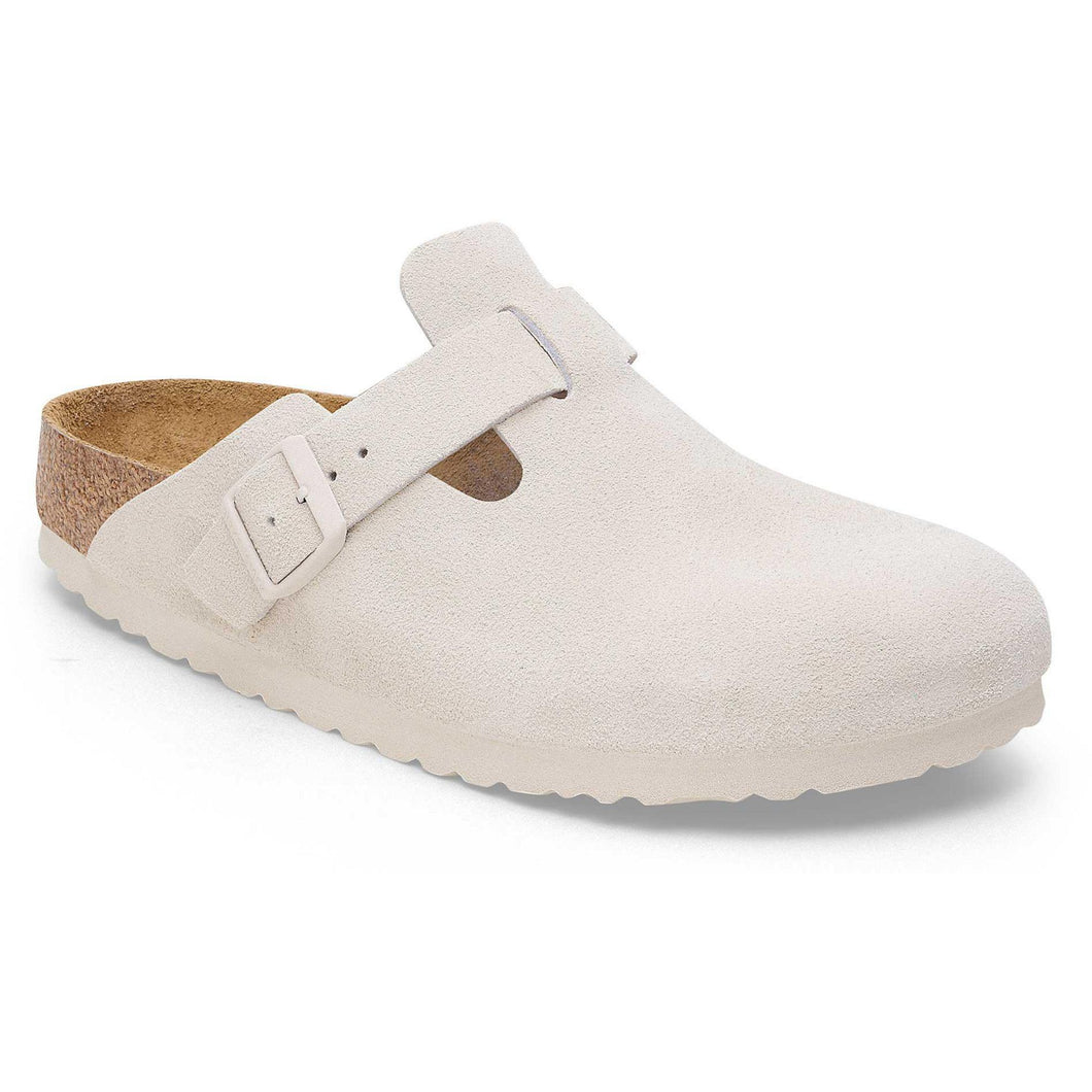 Birkenstock Womens Boston Soft Narrow Footbed Casual Shoes