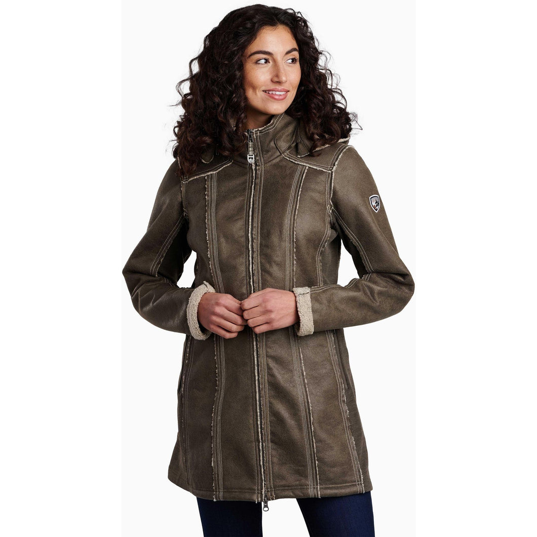 KUHL Womens Dani Sherpa Trench Jacket
